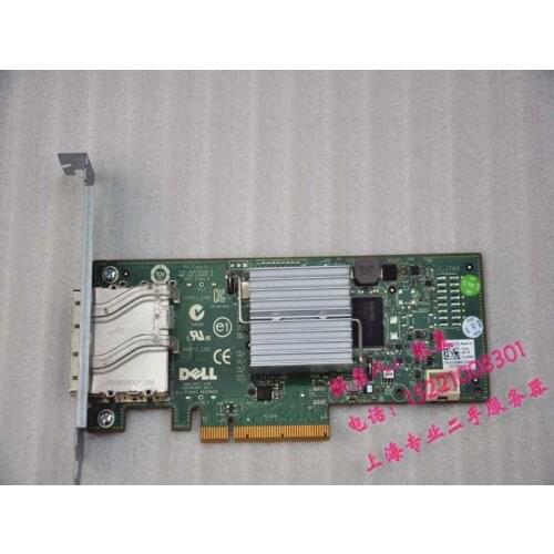 Original DELL MD3200 MD1200 cabinet 6gbsas card, external HbA card H200E 12DNW