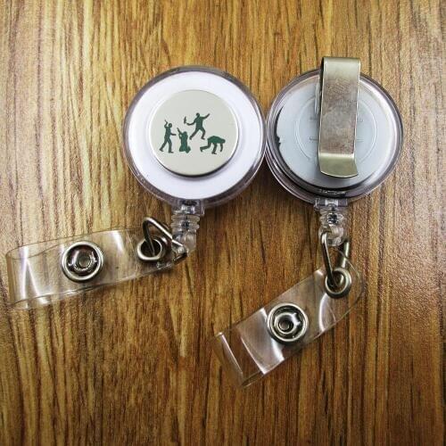 Riot ID Badge Reel gift for him/her friend family retractable recoil id badge holder work fun