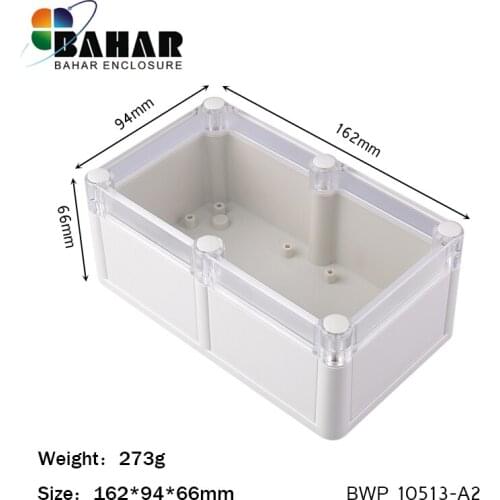 Custom IP68 Waterproof junction box plastic electronic project box abs electrical box diy outdoor instrument case 162*94*66mm