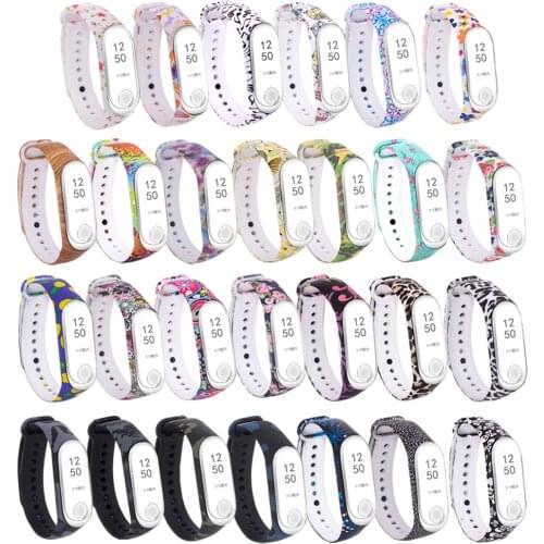Silicone Watch band For Xiaomi mi band 4 3 watch bracelet for Miband 3 4 Wristband for mi band 3 strap Smart Replacement Strap