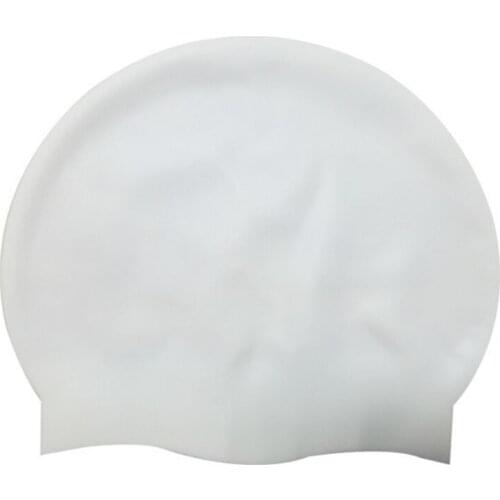 Protect Ears Long Free Size Hair Sports Pool Hat Men Women Sporty Adult Bathing Caps