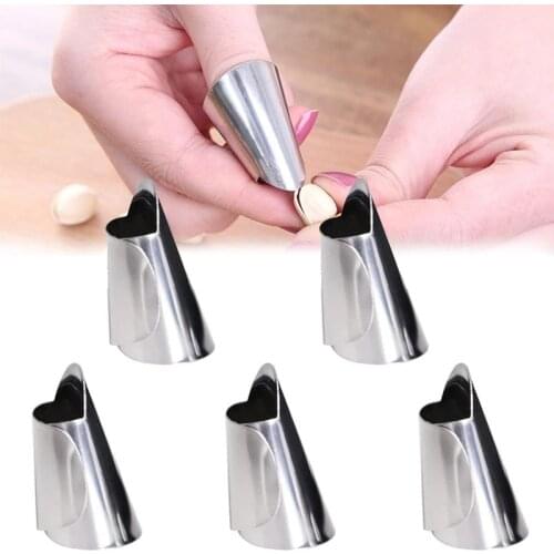 1 Pcs Stainless Steel Finger Guard Protector Finger Hand Cut Hand Guard Knife Cut Finger Guard Tool Kitchen Gadgets