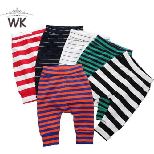 CP199 Fashion Girls boys Trousers Girl Bloomers Striped Children Children Bloomers Infant Pants Cotton tiny tots 6 colors 2019