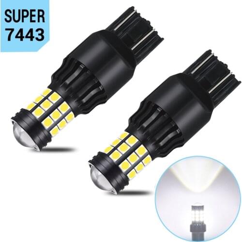 2x Car Lights BA15S 1156 P21W led Bulbs BAU15S PY21W BAY15D 1157 P21/12W 7443 T20 3157 3156 Turn Signal Parking Reserve Lamps