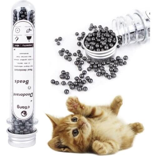 45ml Cat Litter Deodorant Bead Activated Carbon Removing Tight Odor Air Fresh