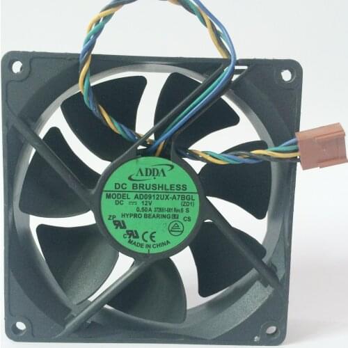 ADDA AD0912UX-A7BGL DC 12V 0.33A chassis server inverter cooling cooler fan