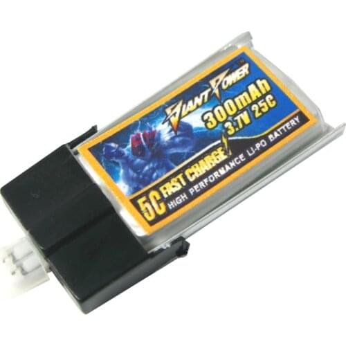 Li-po Battery 300mAh 3.7V/25C For E-flite Blade MCPX, WLTOYS V922, FBL100