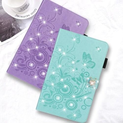 Case for Huawei MediaPad M5 10.8 CMR-AL09 CMR-W09 CMR-W19 Stand PU Leather Diamond Cover for Huawei M5 Pro 10.8 '' Tablet Funda