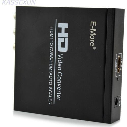 CVBS Converter from HDMI input, convert hdmi equipment to CVBS or HDMI equipment, support HDCP code, Free shipping