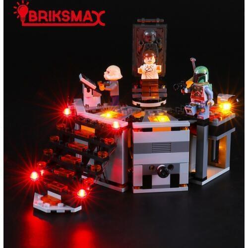 BriksMax Led Light Kit For 75137 Star War Carbon-Freezing Chamber