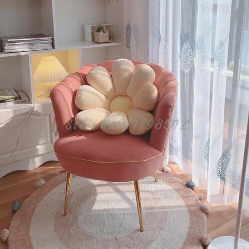 Computer Chair Home Cute Girl Makeup Chair Study Room Comfortable Desk Chair Backrest Dressing Stool Lazy Leisure Sofa