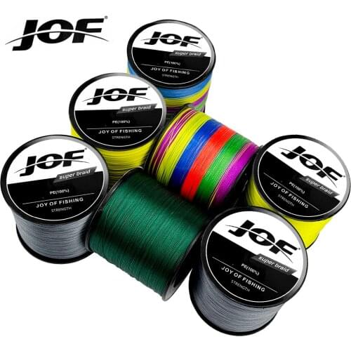 JOF 9x Length 300M/500M Fishing Line Braided Cord For Fishing Line Multifilament Carp Fishing Japan Fishing Line Carp PE Braided