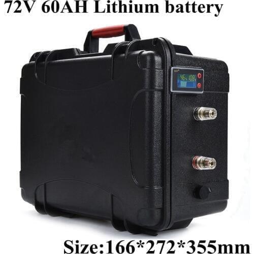72V 60Ah Lithium Polymer Battery Super Large Capacity Intelligent Four-wheeled Vehicle Power Battery Life 84V Outdoor Waterproof