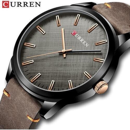 CURREN Man Watches 2020 Fashion Business Quartz Wristwatch with Leather Classic Casual Male Clock reloj hombre