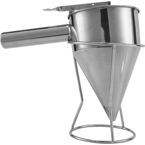 Stainless Steel Batter Pancake Ball Dispenser Cake Cupcake Dough Dispenser Funnel Household Takoyaki Machine Octopus Balls Maker