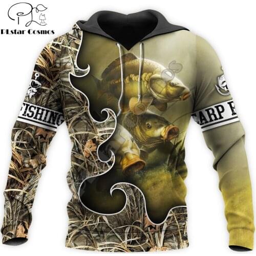 Drop shipping Carp Fishing 3D All Over Printed Mens Autumn Hoodie Sweatshirt Unisex Streetwear Casual Zip Jacket Pullover KJ589