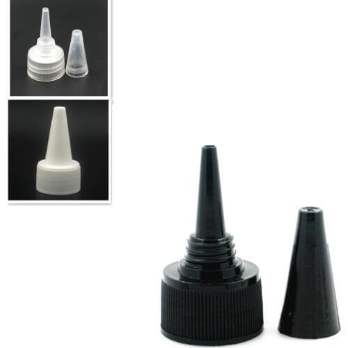 24-410 plastic Dispensing cap Ribbed twist top cap X10