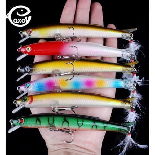 QXO 12cm Fishing Lures Metal Wobbler Sea Swimbait Jigging Winter Whopper Plopper Fishing Goods For Fishing Hard Tinsel Minnow