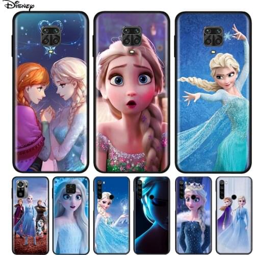 Silicone Cover Beautiful Princess Elsa For Xiaomi Redmi Note 10 10S 9 9C 9S Pro Max 9T 8T 8 7 6 5 Pro 5A 4X 4 Phone Case