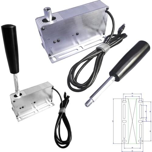 PC USB Sequential Shifter Gearshift Sim for Logitech G27 G29 G920 G25 Racing Game for Thrustmaster T300RS/GT T500 ETS2 Simracing