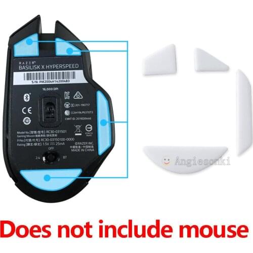 2sets skates replacement mouse feet white For Razer Basilisk X Hyperspeed mouse