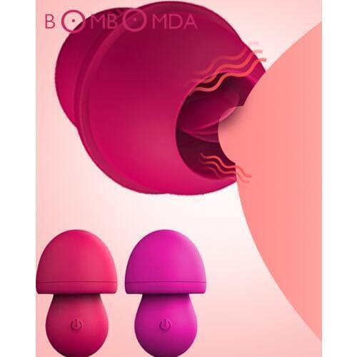 Oral Sex Vibrator Licking Tongue Vibrator Sex Toys for Woman Adult Toys For Female Nipple Clitoral Stimulator Vibrator 12 Modes