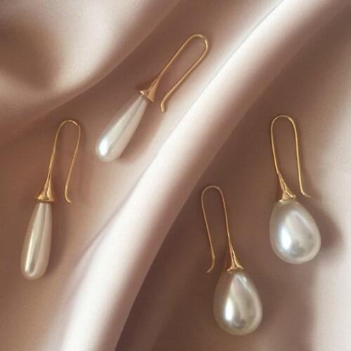 Zlxgirl jewelry high quality Imitation pearl copper Earrings jewelry fashion womens brincos Two design pearl earings