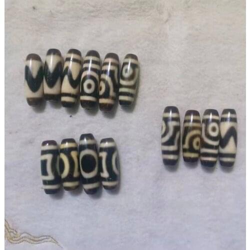 1pcs/lot pure natural milk tooth yellow to pure agate dzi tiger tooth one two eyes Live broadcast hot push high-end gem jewely