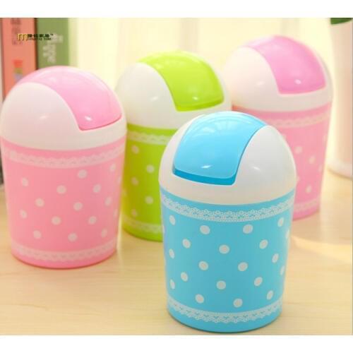 1PC Waste Bins Home Bathroom Kitchen Living Room Fashion Creative Trash Can LF 019