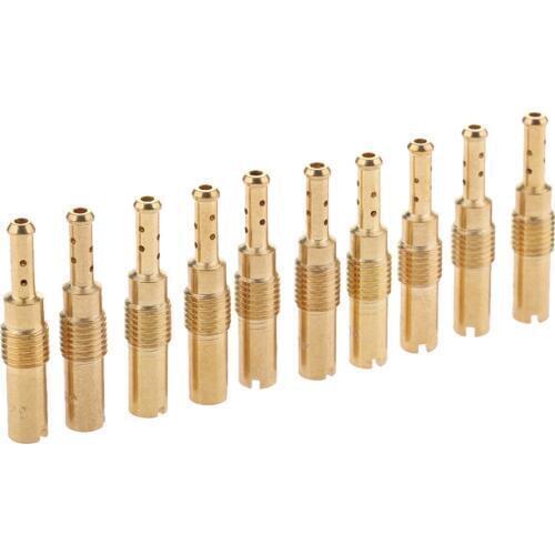 10pcs Slow/Pilot Jet Needle Set For Motorcycle PWK Keihin OKO CVK 32-55