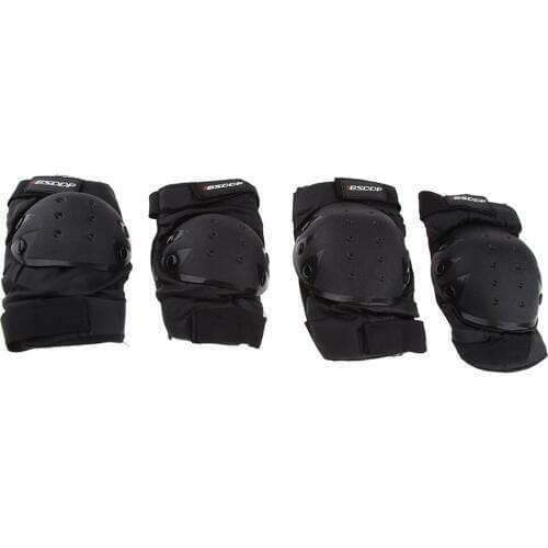 2 Pairs Waterproof Knee and Leg Warm Protector Motocycle Knee Albow Pads Support