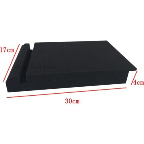 30x17x4cm A Set Studio Monitor Speaker Acoustic Isolation Foam Soundproof Foam Isolator Pads High Density Sponge Sealing Strips