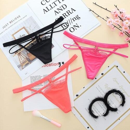 One size women g-strings thongs 5pcs/lot womens transparent underwear panties ladies and womens sexy thongs and g strings