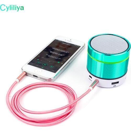 500pcs 1M Male to Male 3.5mm Universal Gold Plated Auxiliary Audio Stereo Jack Cable AUX Cord Jack to Jack Device