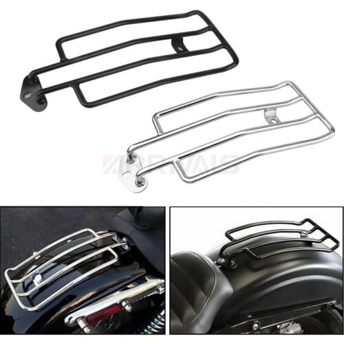 Motorcycle Sissy Bar Luggage Rack Support Shelf Frame For Harley Sportster Iron XL883 XL1200 X48 Custom Roadster