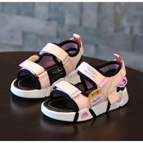 Baby comfortable sandals summer new boy girls beach shoes kids casual sandals children princess fashion sport sandals