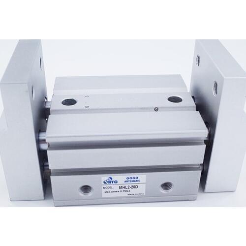 GOGO High quality double acting pneumatic gripper wide type MHL2-25D SMC type Parallel style air gripper