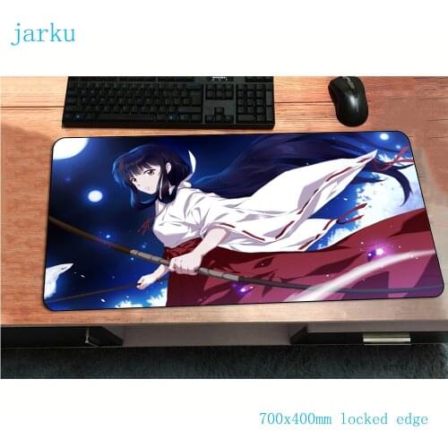 Inuyasha mouse pad gamer Gift 700x400x2mm notbook mouse mat gaming mousepad big pad mouse PC desk padmouse mats