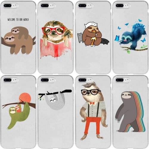 Sloth Cute Animals Love Tree Booking Cover Case for Xiaomi Redmi Note 9 9S 9A 9C 8T 8 7 6 5 4 Pro Max Prime