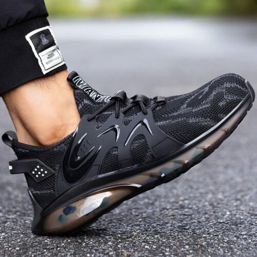 Fashion Safety Shoes Men Steel Toe Shoes Anti-puncture Work Sneakers Indestructible Work Sefety Boots Male Shoes Work Boots