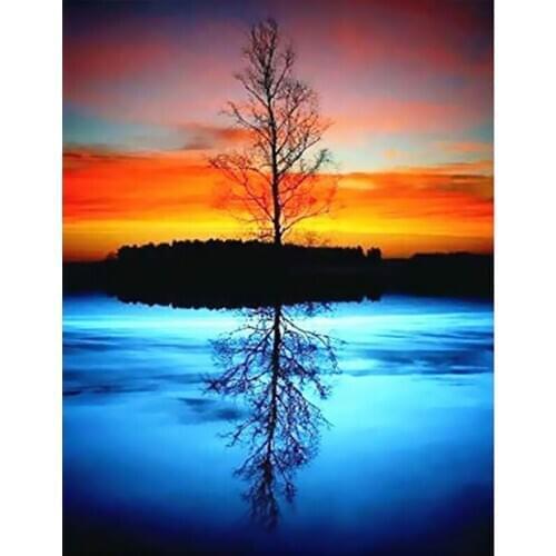 DIY HandPainted Oil Painting Paint By Numbers For Adults Children Landscape Picture Paint Home Decoration Unique Gift