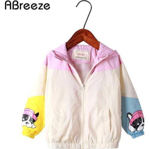 New summer children tops clothing 1-7 year little child thin jackets for boys girls fashion kids animal print outerwears