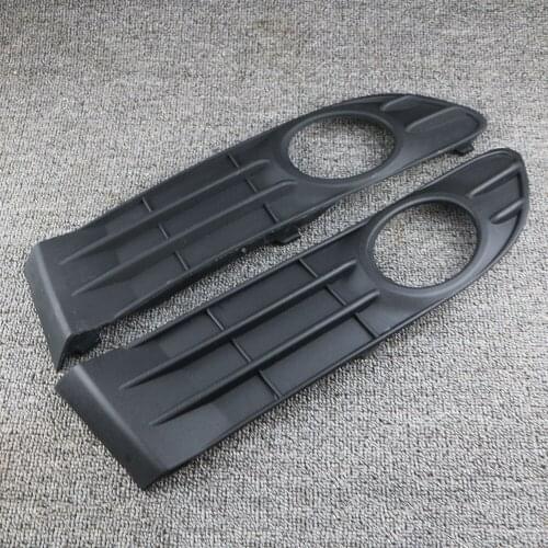 Pair 30744919 30744920 LH+RH Front Bumper Fog Light Lamp Grill Cover Trim Frame For VOLVO S40 2008 2009 2010 2011 2012