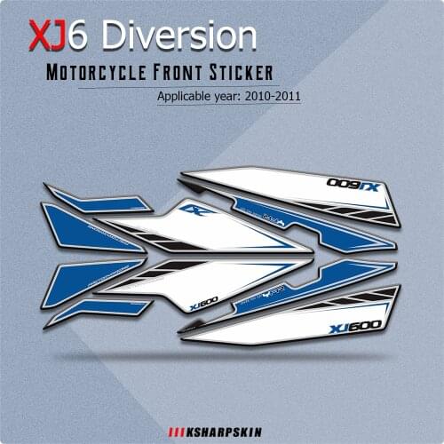 Motorcycle Front Fairing Motor Number Board 3D Gel Protector pad For Yamaha XJ6 Diversion 2010-2011 Moto Engine Vehicle decals