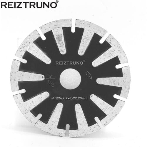 REIZTRUNO 5" Circular Saw Blade T-segmented 125 mm diamond saw blades for concrete granite cutting disc faster cutting tools