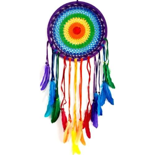 Seven Chakras Handmade Dreamcatcher Wall Ornament