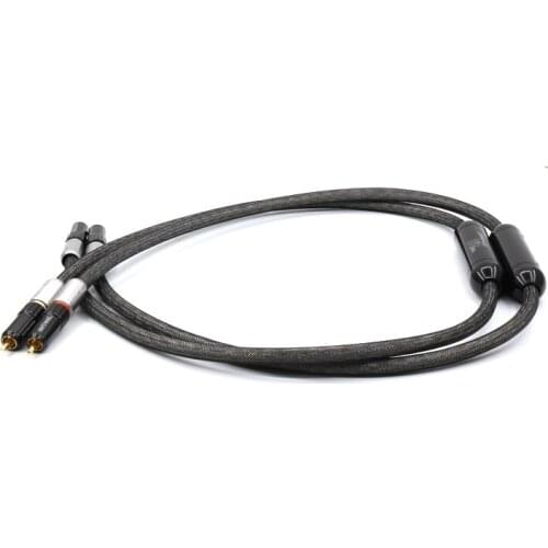 Pair hifi ISM Onboard The 0.8 RCA Interconnect cable audio RCA cable