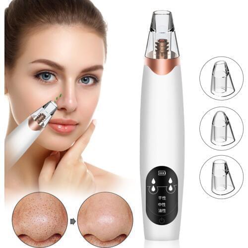 Blackhead Remover Electric Face Deep Cleansing Acne Remover Black Head Removal Pore Cleaner Skin Care Tools USB Rechargeable