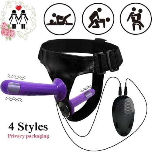 Esbian Couple Strapon Double Dildos Sex Toy For Women Panties Ultra Elastic Harness Strap On Big Dildo Sex Products Vibrator