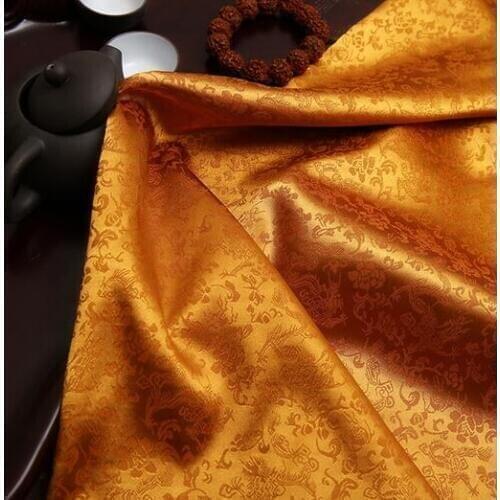 120cm*100cm dress diy fabric Dragon Jacquard silk fabrics antique satin clothes super soft fabrics clothing cosplay cloth fabric